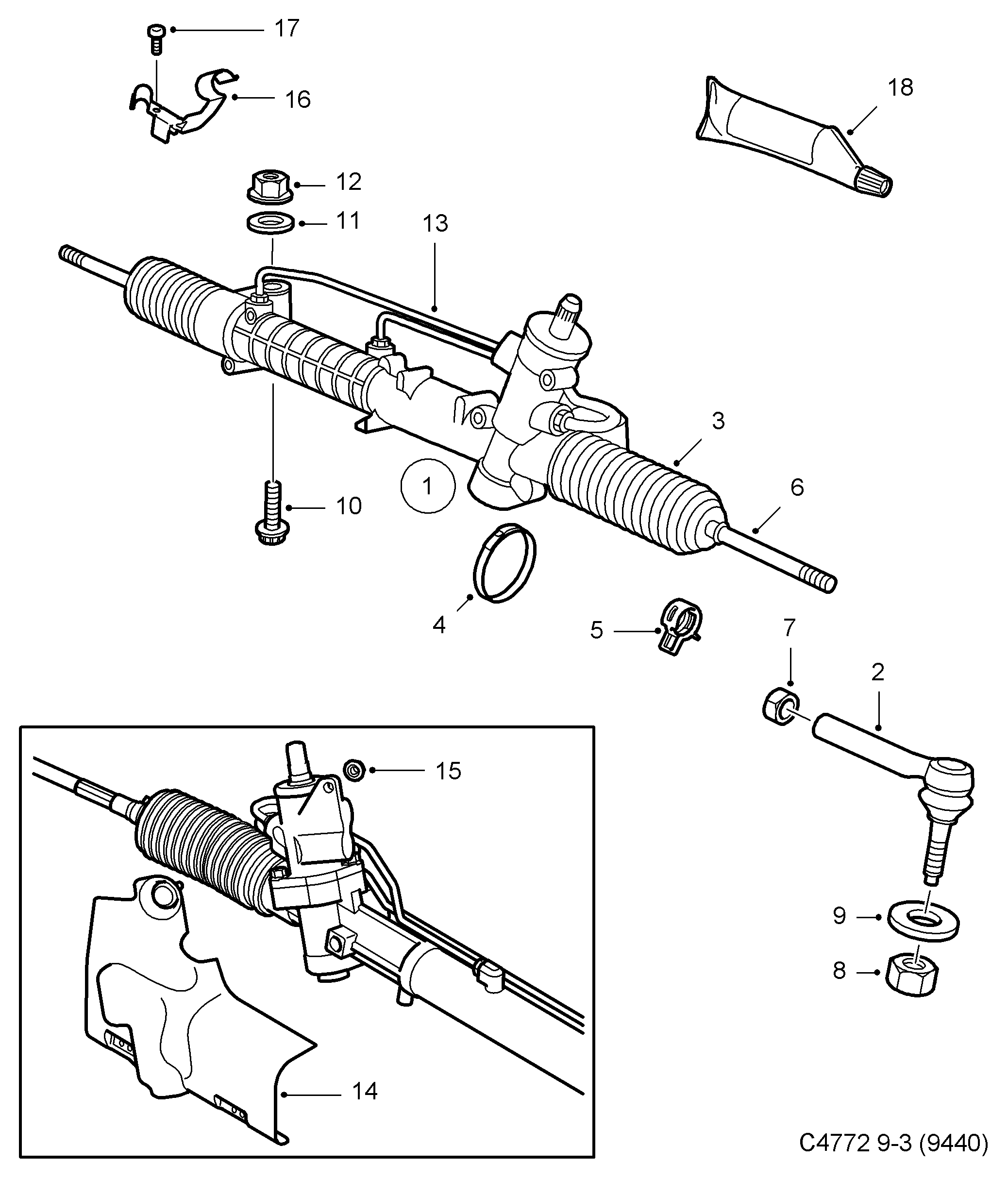 Opel 93191675 - Bellow Set, steering onlydrive.pro