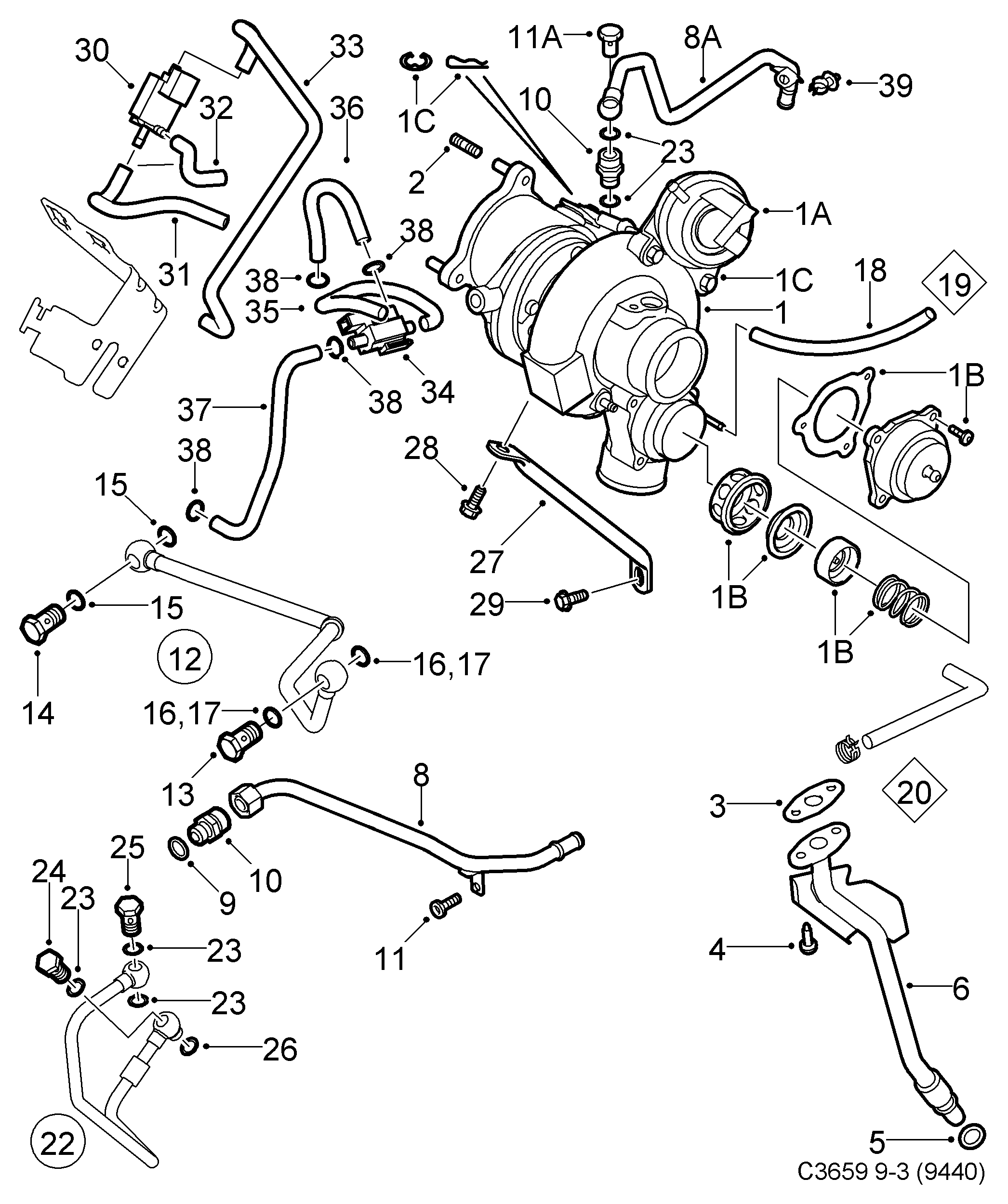 Opel 55557611 - Kompresorius, įkrovimo sistema onlydrive.pro