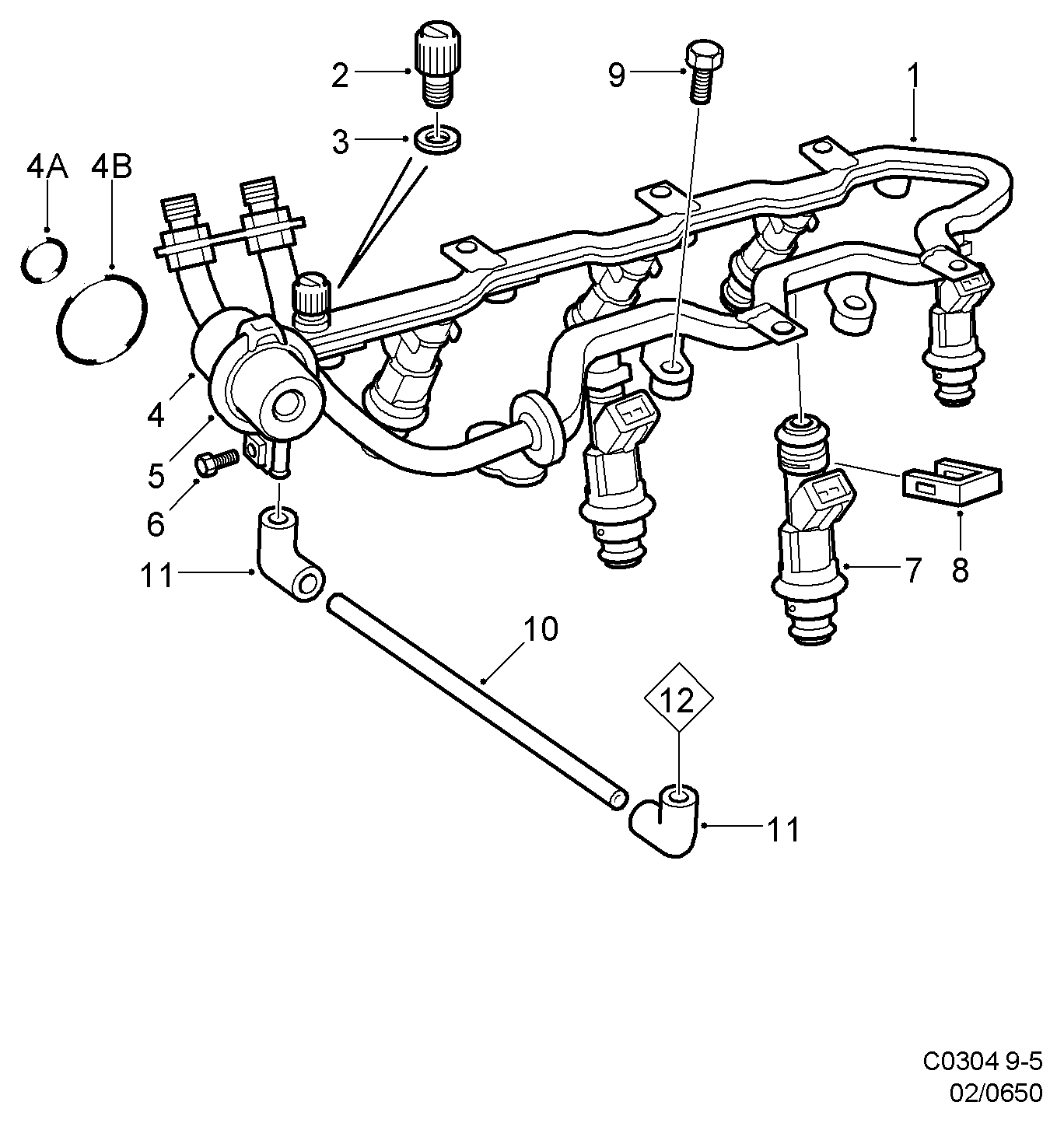 SAAB 94 83 538 - Control Valve, fuel pressure onlydrive.pro