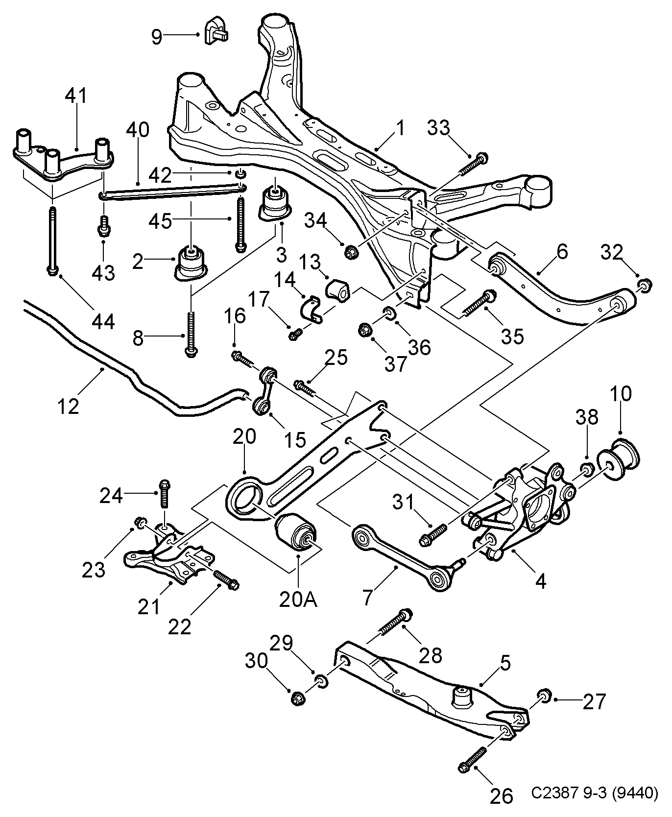 SAAB 11102421 - Remondikomplekt,käändmik onlydrive.pro