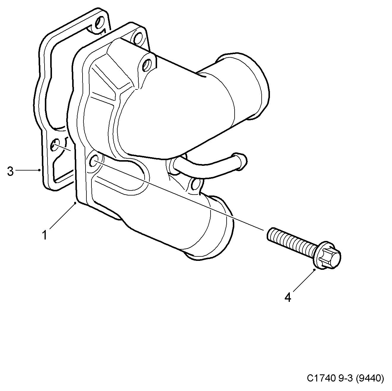 Opel 24 420 728 - Termostatas, aušinimo skystis onlydrive.pro