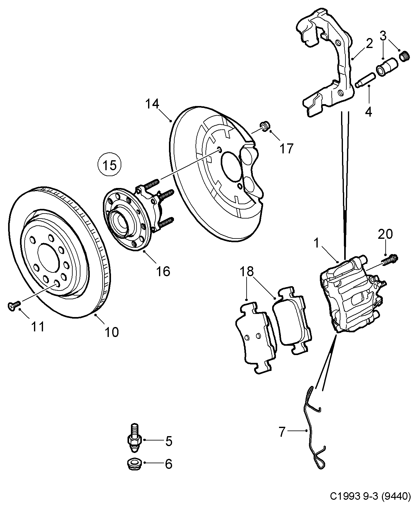 NISSAN 12799240 - Brake Pad Set, disc brake onlydrive.pro