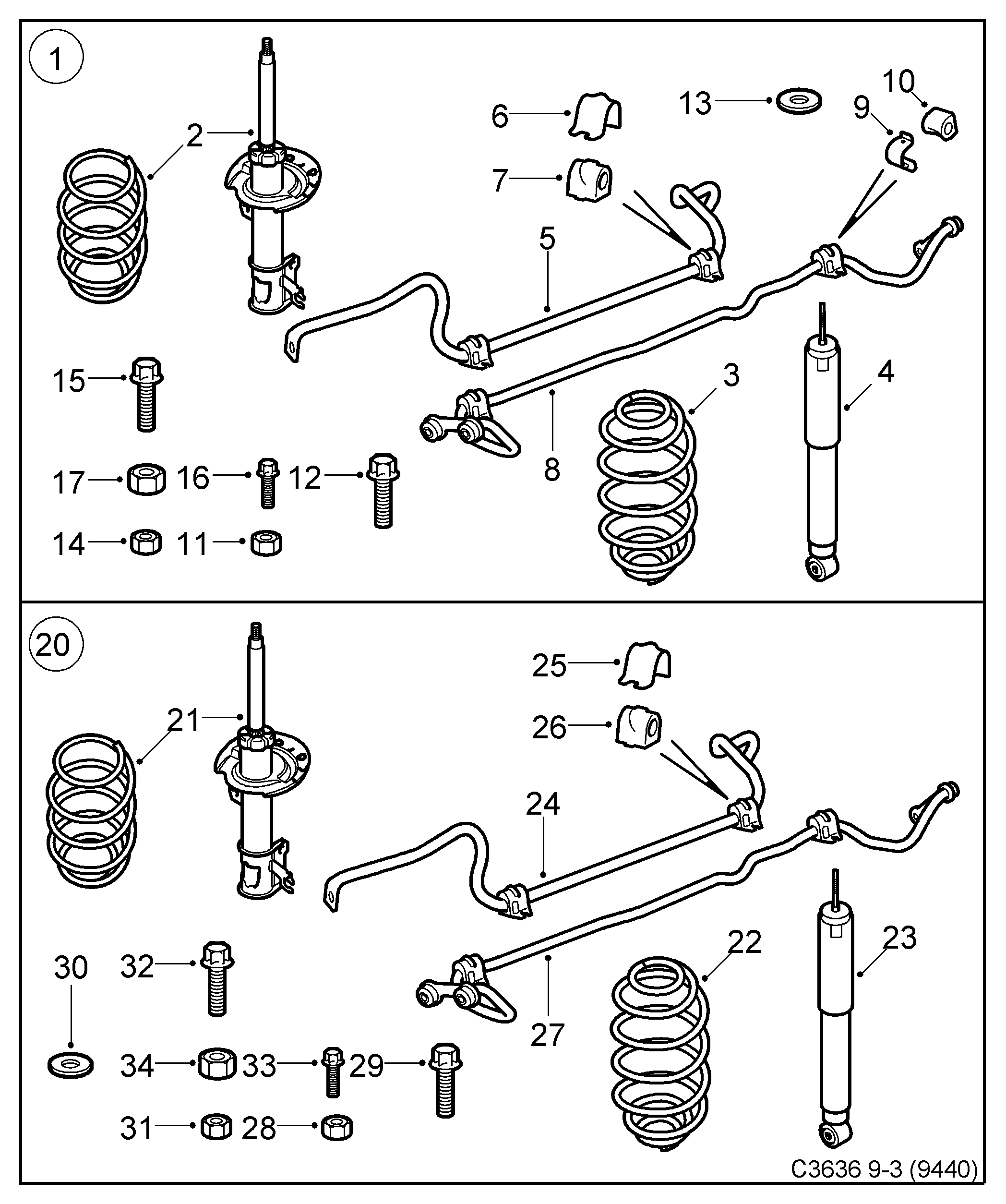 SAAB 12794247 - Shock Absorber onlydrive.pro