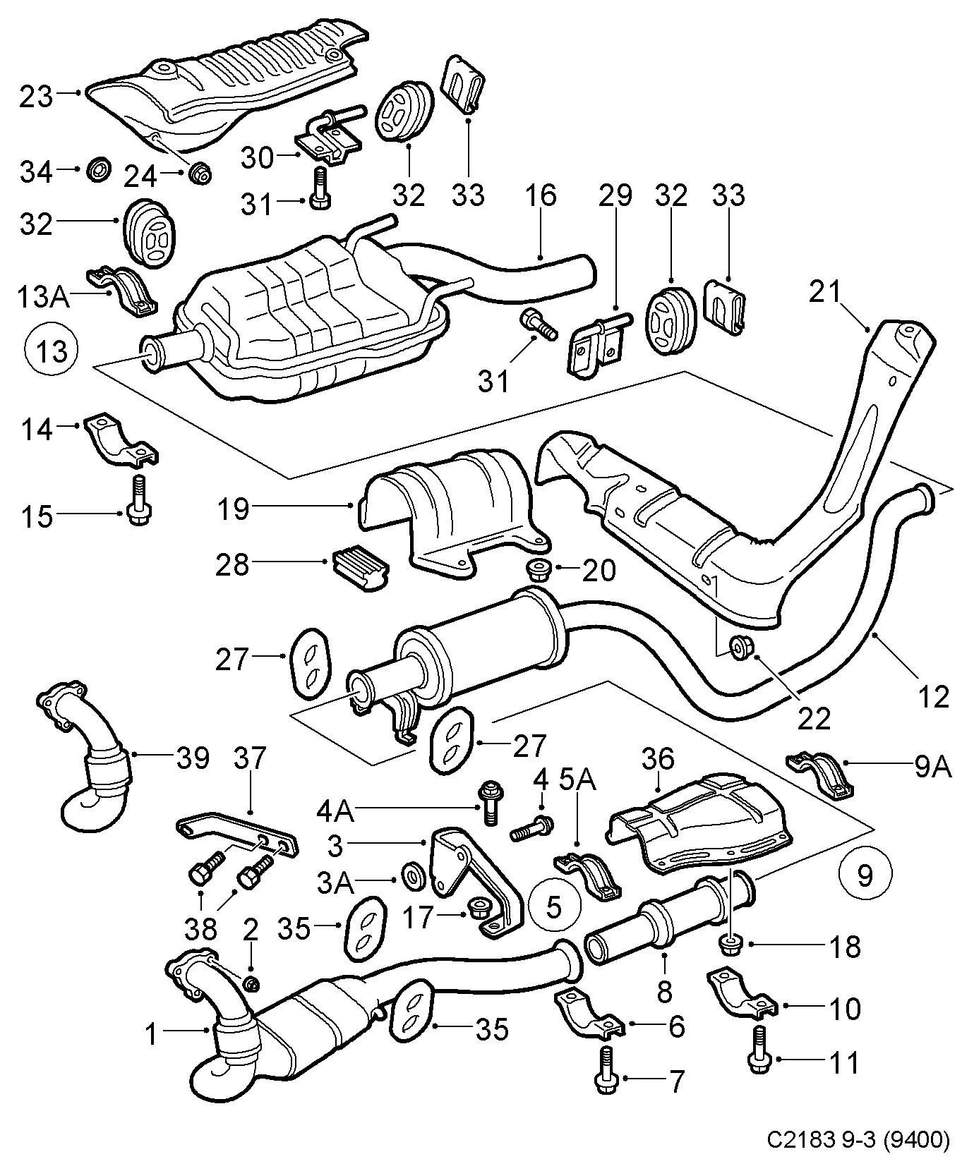 Opel 4685608 - Bolt, exhaust system onlydrive.pro