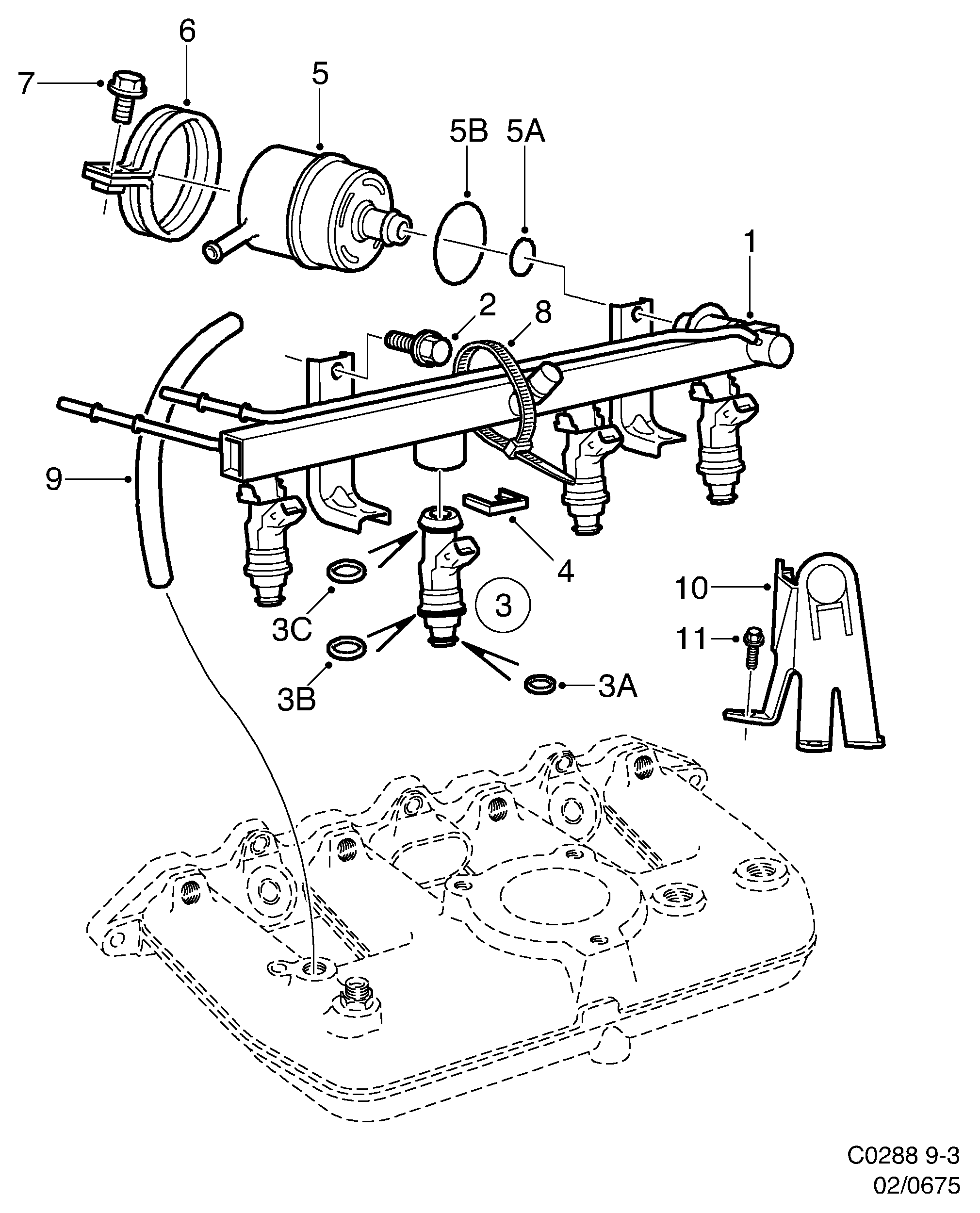 SAAB 91 97 708 - Seal Ring, injector onlydrive.pro