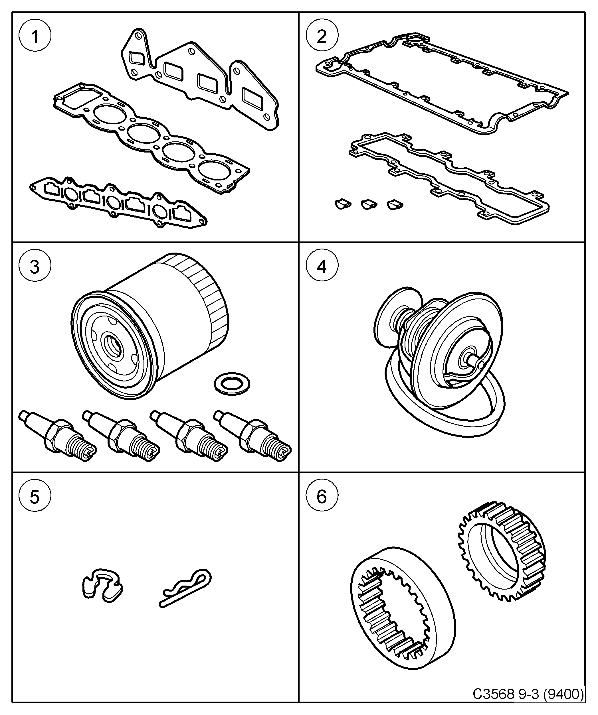 SAAB 93186554 - Oil Filter onlydrive.pro