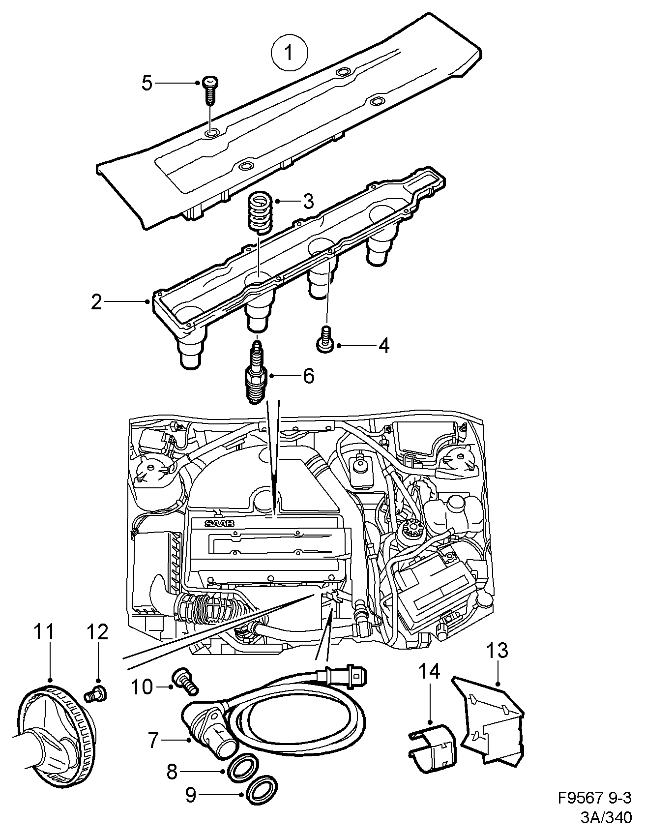 Opel 4227203 - Sensor, crankshaft pulse onlydrive.pro