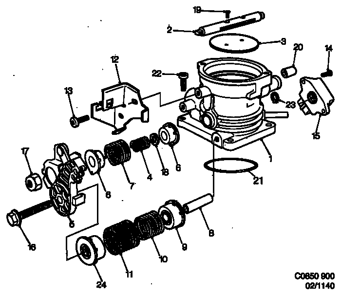 SAAB 88 57 195 - Throttle body - 4-cylinder, (1994-1998) , 4-cyl: 1 pcs. onlydrive.pro