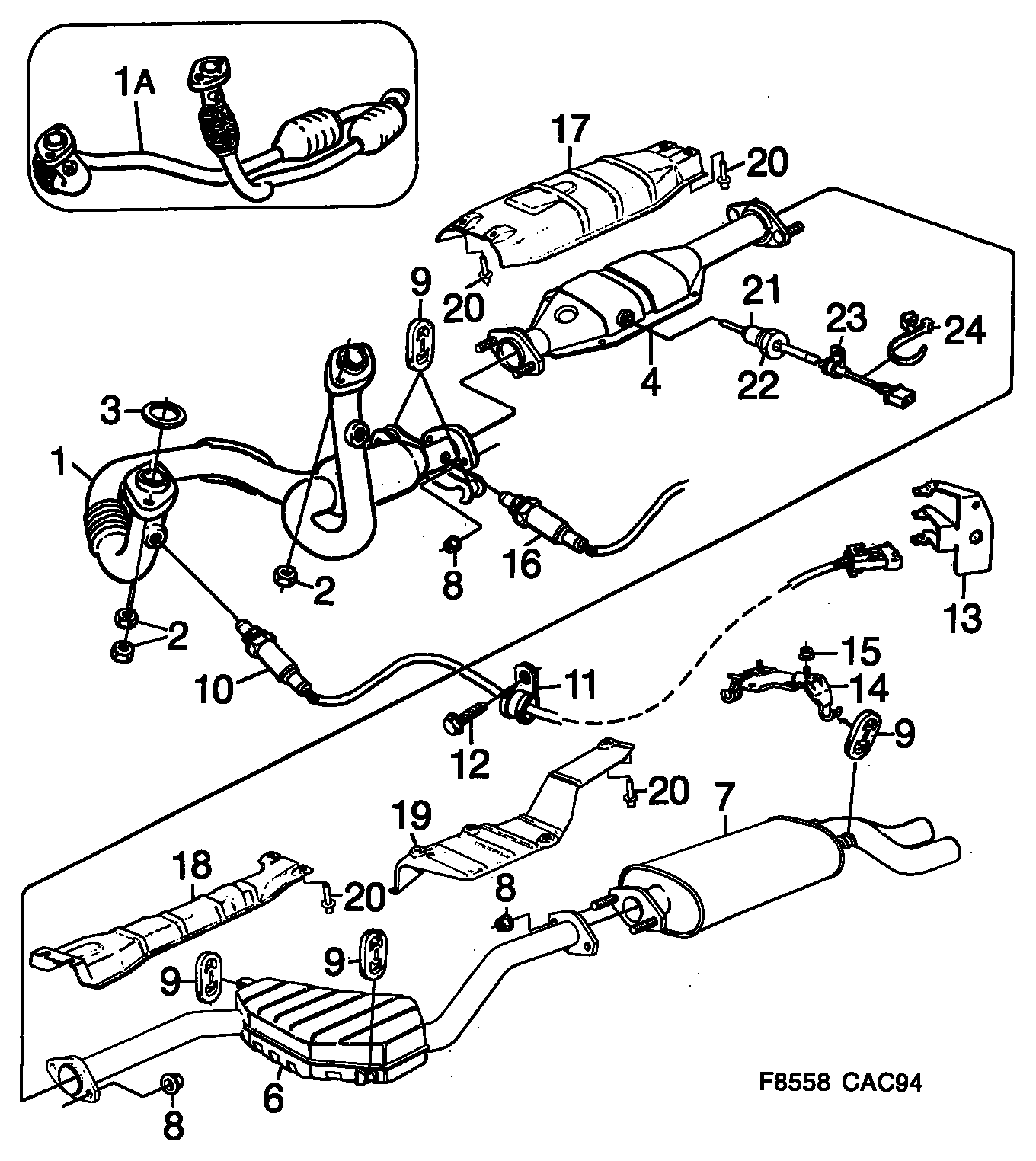 SAAB 4.443.958 - Seal Ring, exhaust pipe onlydrive.pro