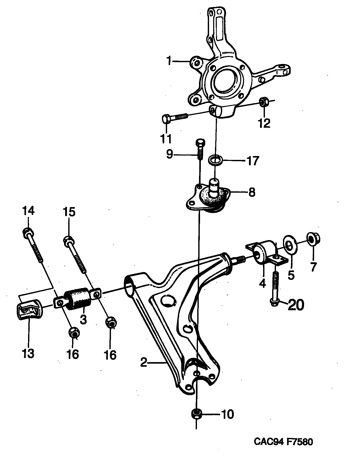 SAAB 8965253 - Bush of Control / Trailing Arm onlydrive.pro