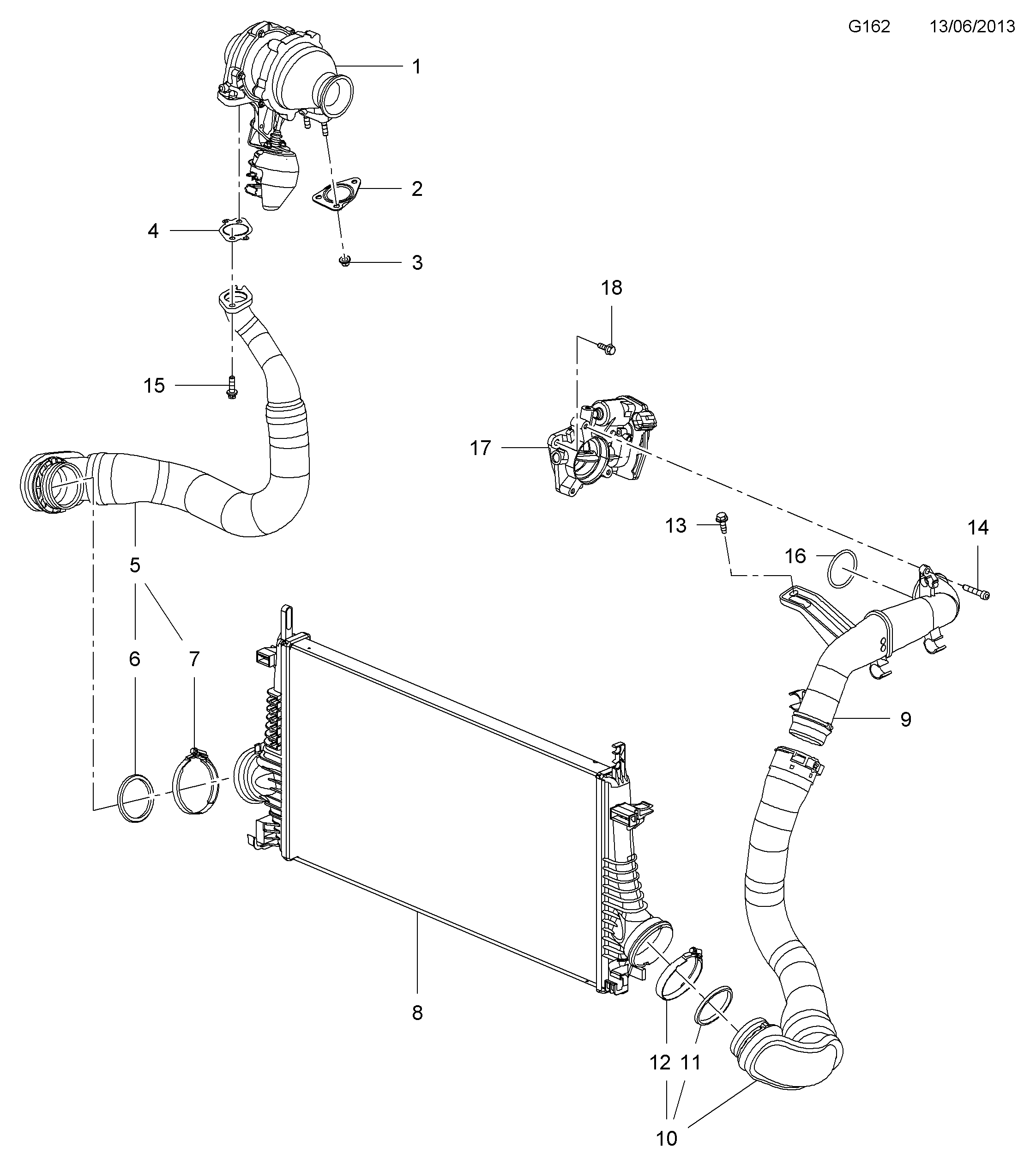 Opel 5860381 - Kompresorius, įkrovimo sistema onlydrive.pro