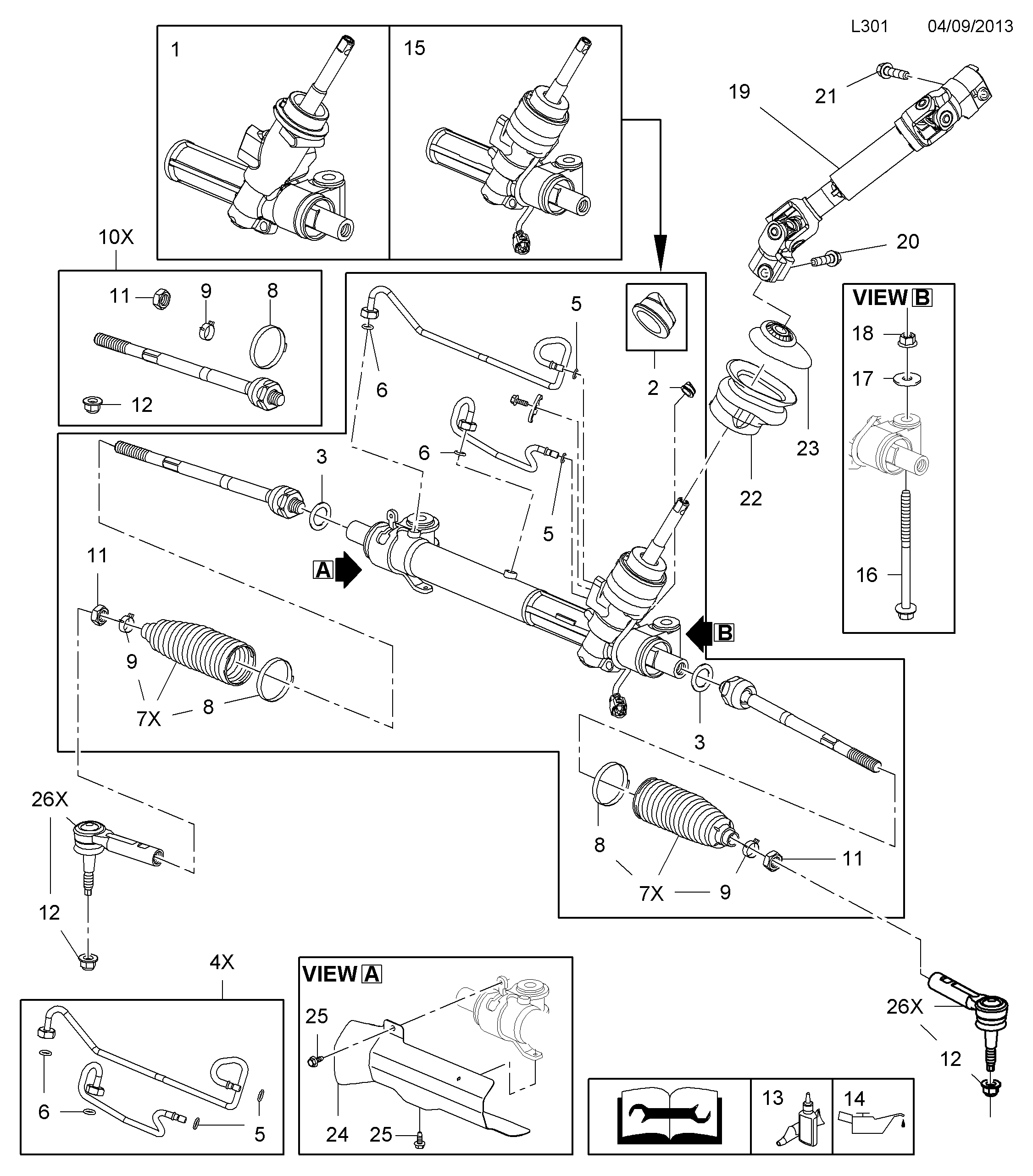 Chevrolet 66 06 030 - Vidinė skersinė vairo trauklė onlydrive.pro