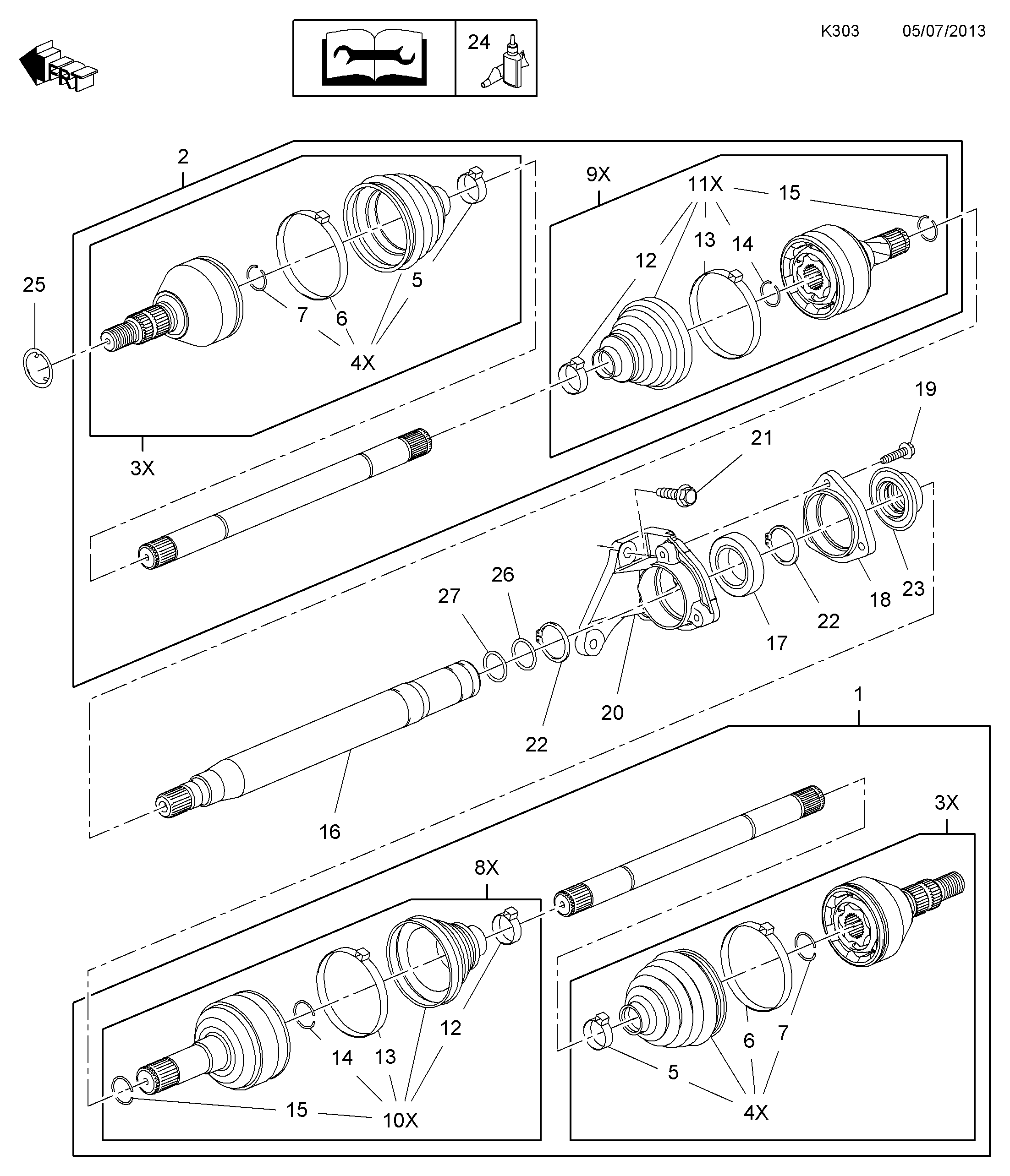 Opel 374848 - Liigendlaager, veovõll onlydrive.pro