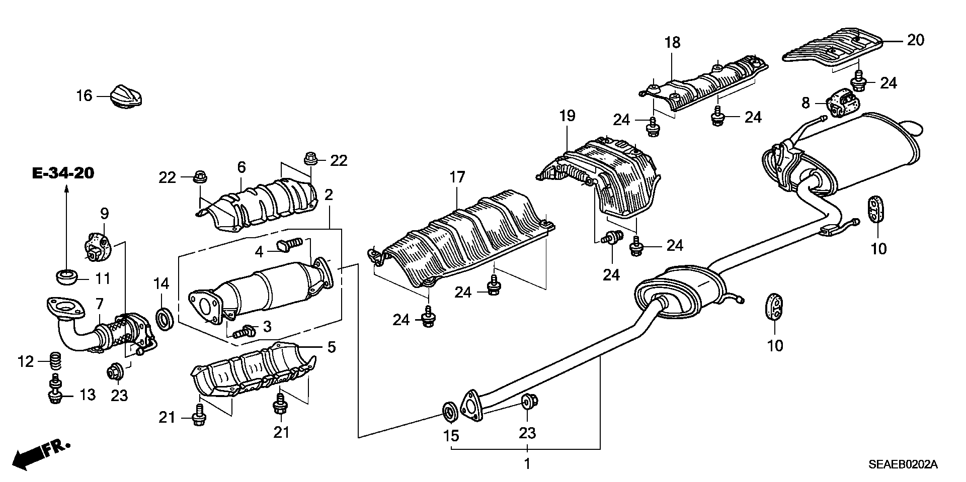 Honda 18230-SV4-000 - Spring, silencer onlydrive.pro