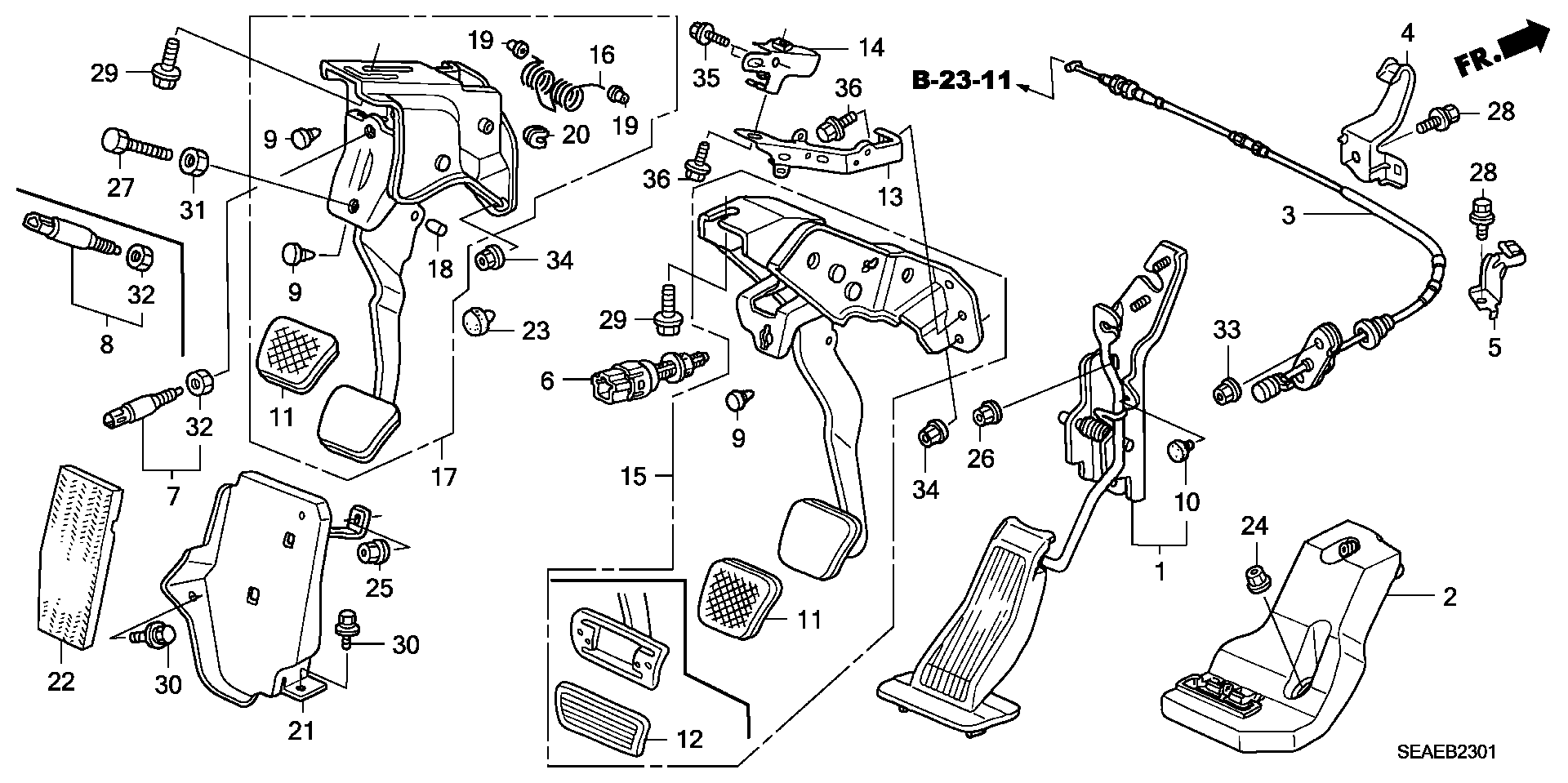 Honda 36750SDAA02 - Bremžu signāla slēdzis onlydrive.pro