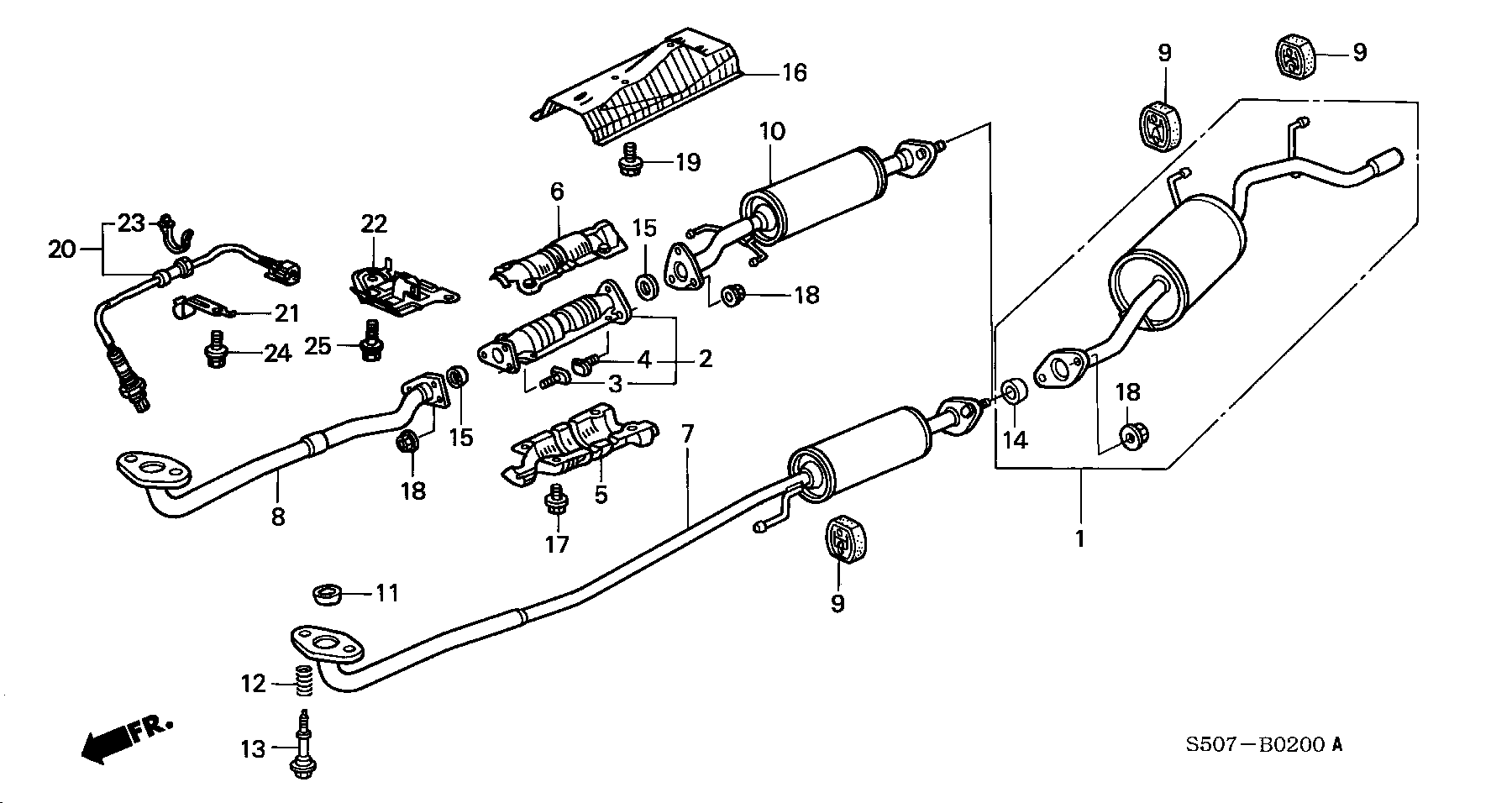 Honda 18215SX0003 - Įvorė, stabilizatorius onlydrive.pro