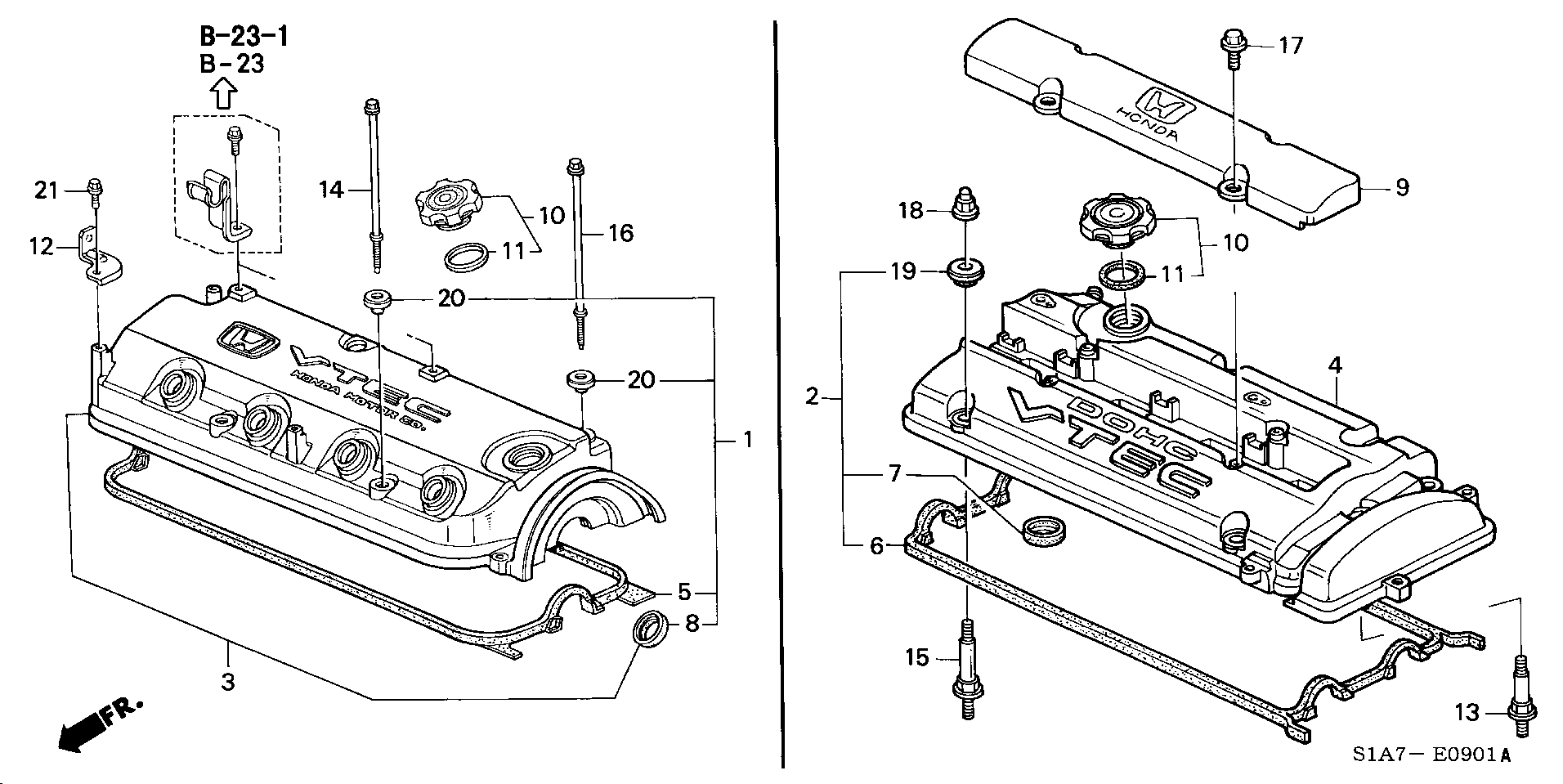 Honda 12341-PDA-E00 - Gasket, cylinder head cover onlydrive.pro