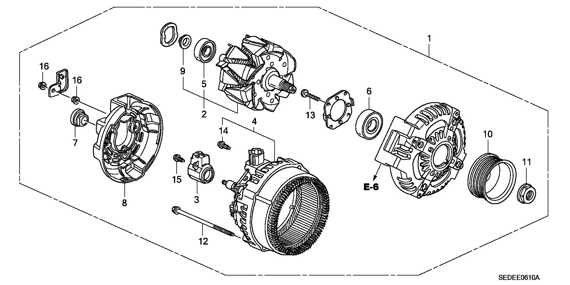 Honda 31100-RTA-003 - Alternator onlydrive.pro