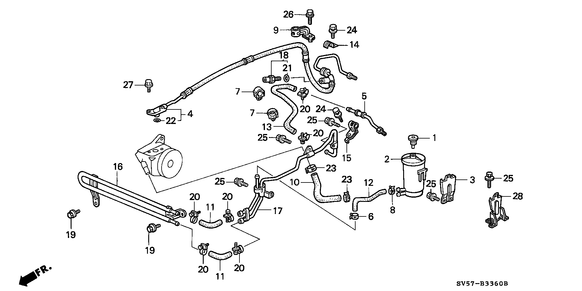 Honda 91304-P0H-013 - Комплект прокладок, масляный радиатор onlydrive.pro