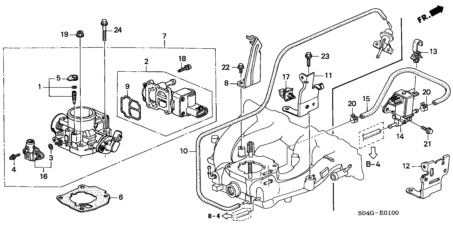 Honda 37830-PAA-S00 - Sensor, boost pressure onlydrive.pro