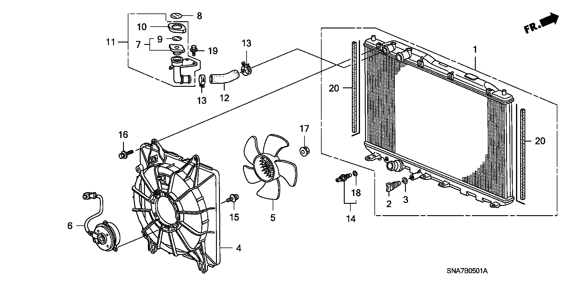 Honda 37870-RAA-A01 - Devējs, Dzesēšanas šķidruma temperatūra onlydrive.pro