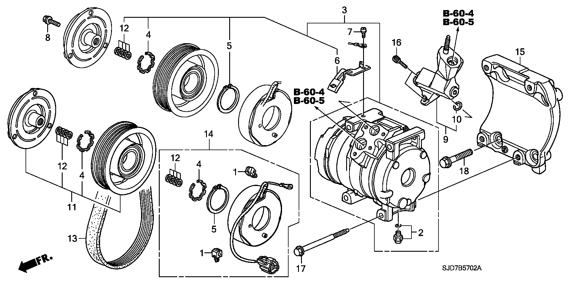 Honda 38810RJLE01 - Kompressor,kliimaseade onlydrive.pro