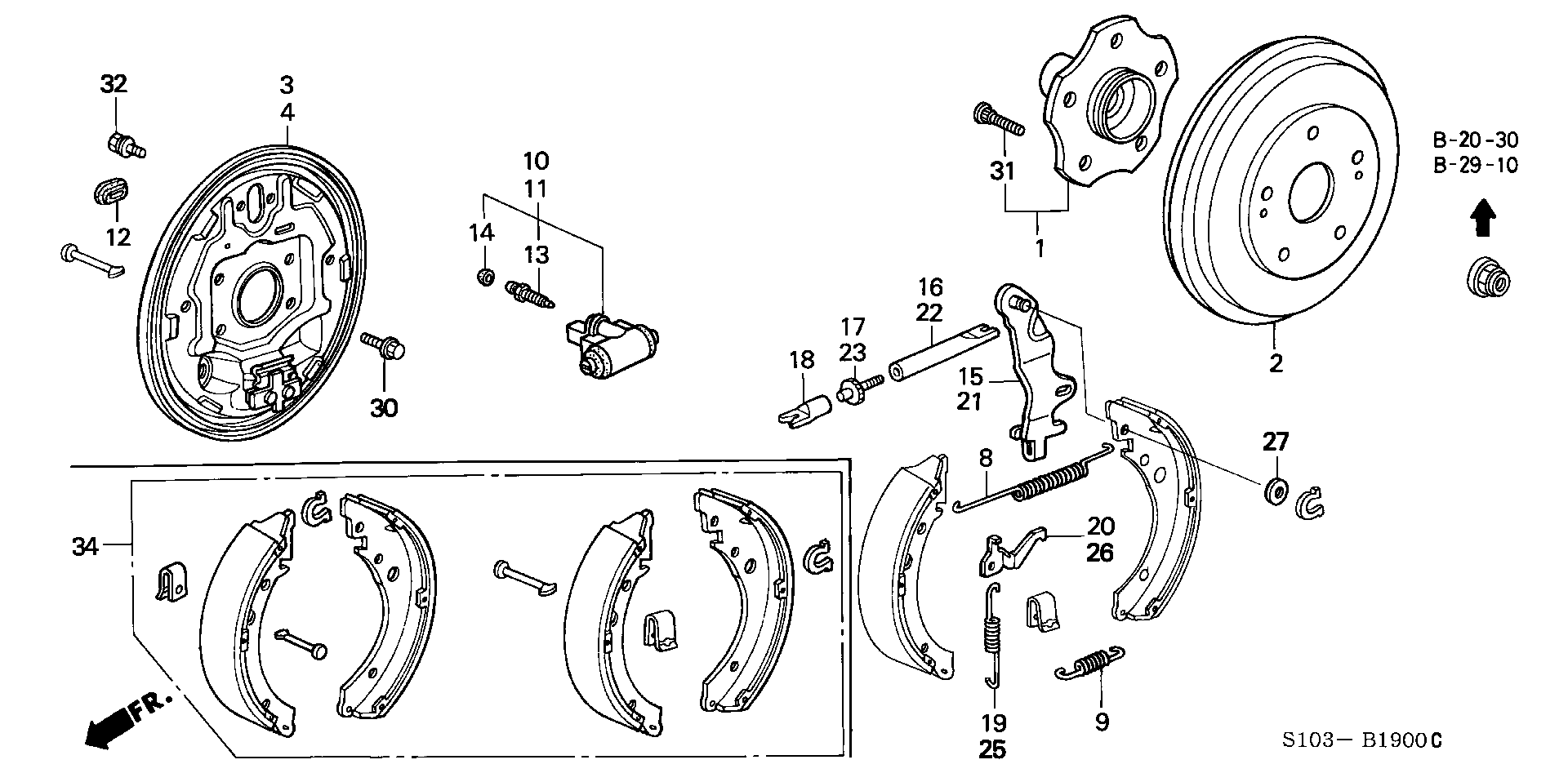 Honda 43301S10003 - Wheel Brake Cylinder onlydrive.pro