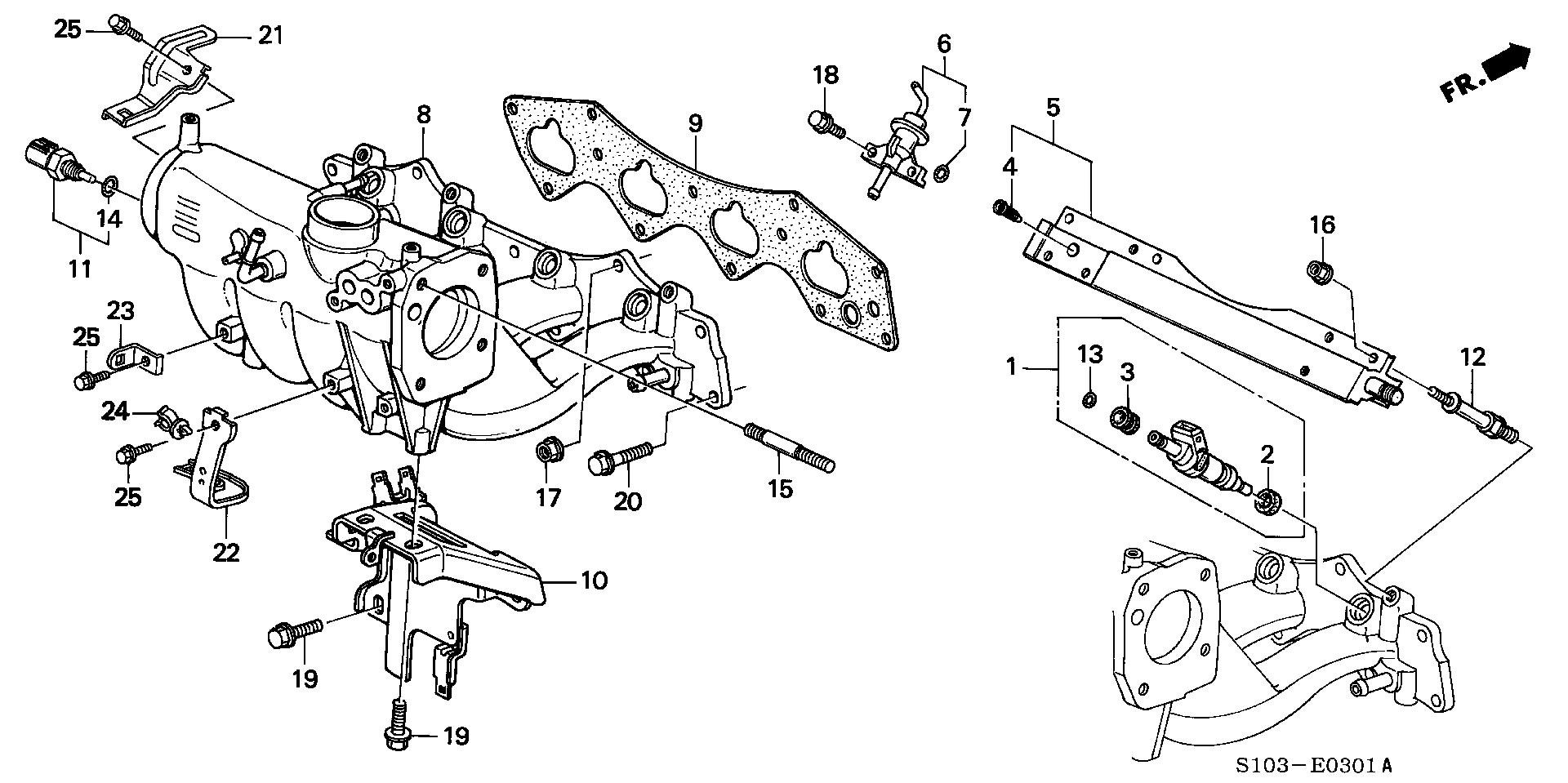 Honda 37880-P0A-A02 - Sensor, intake air temperature onlydrive.pro