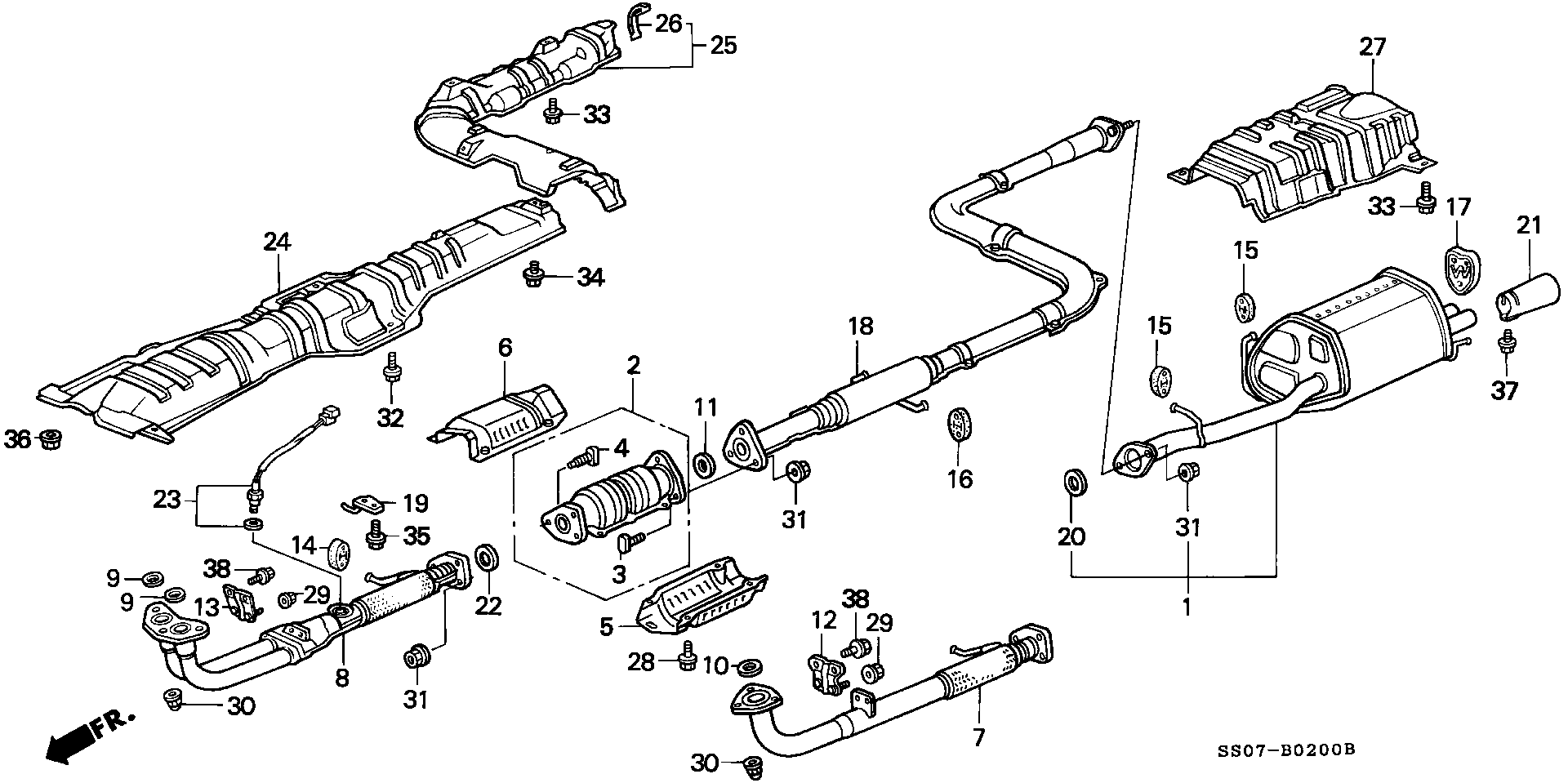 Honda 18215SB6960 - Įvorė, stabilizatorius onlydrive.pro