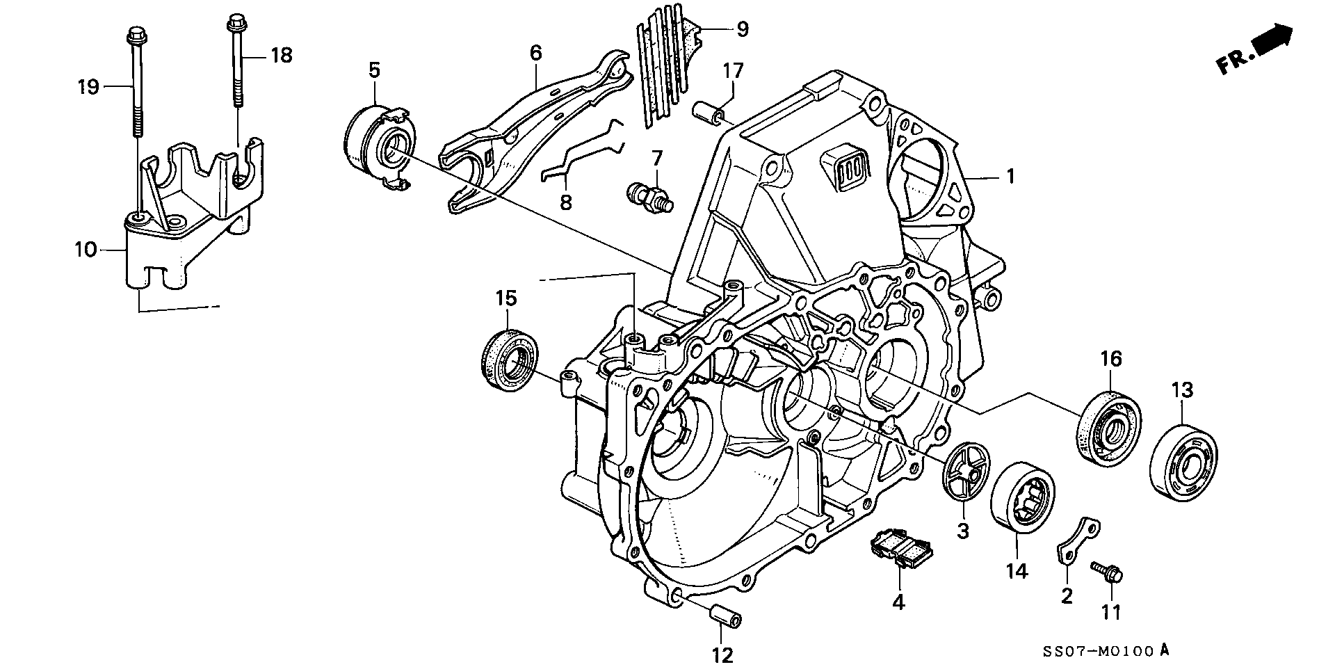 Honda 22810-PX5-003 - Clutch housing: 001 pcs. onlydrive.pro