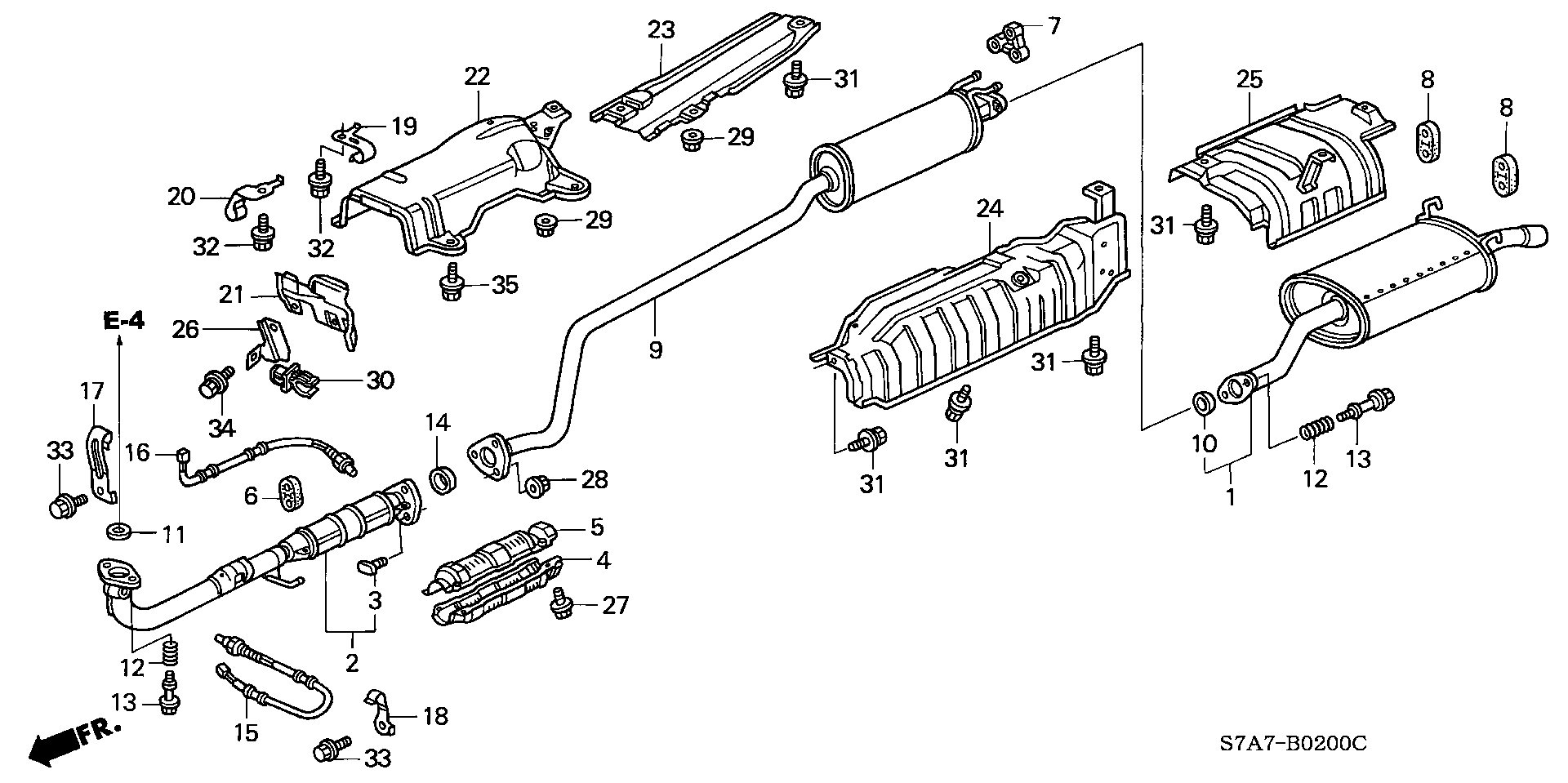 Honda 36531-PLR-A01 - Lambda zonde onlydrive.pro