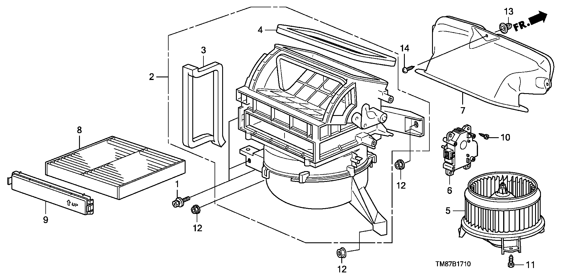 Honda 80291-TF0-E01 - Filter, interior air onlydrive.pro