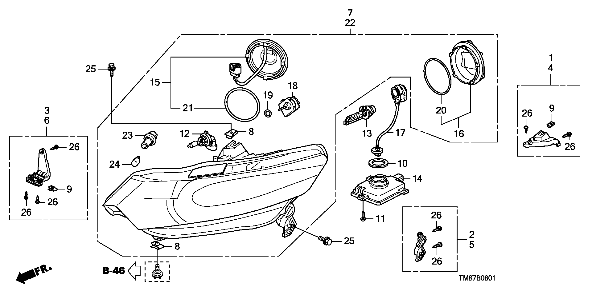 Honda 33119TA0003 - Vadības iekārta, Apgaismojums onlydrive.pro