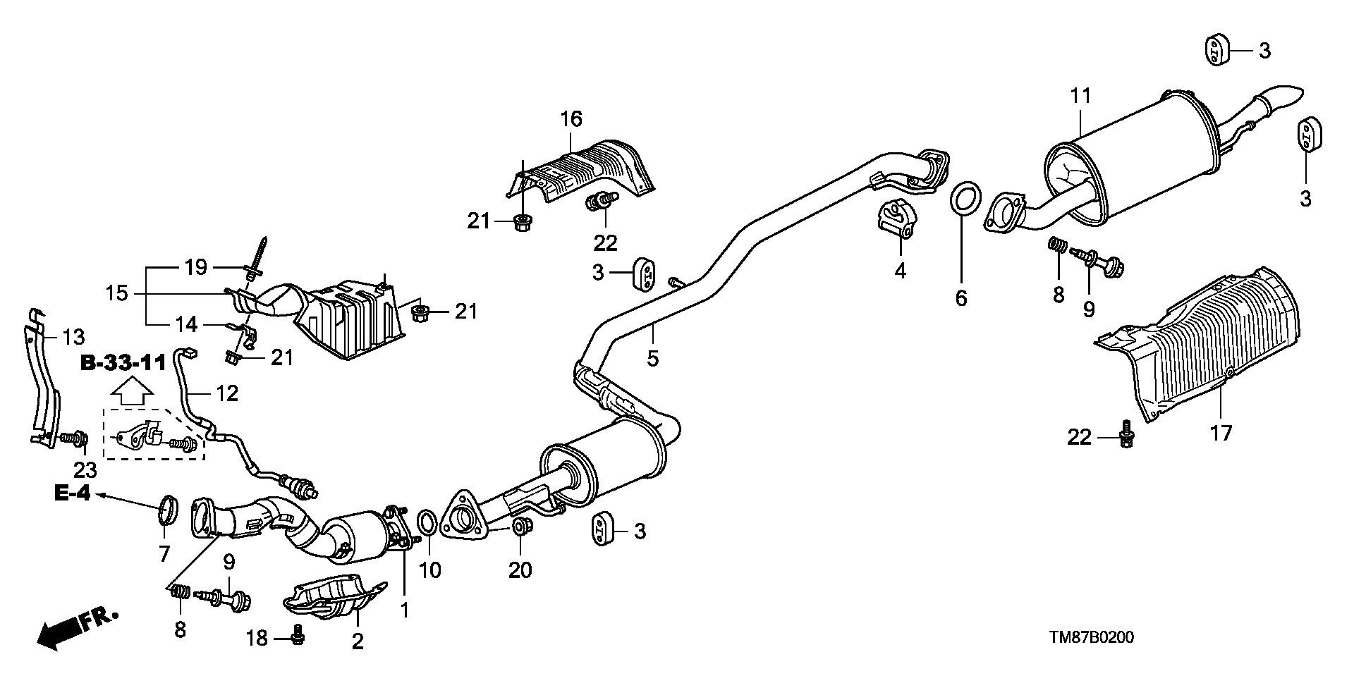 Honda 36532-RB0-004 - Oxygen, Lambda Sensor onlydrive.pro