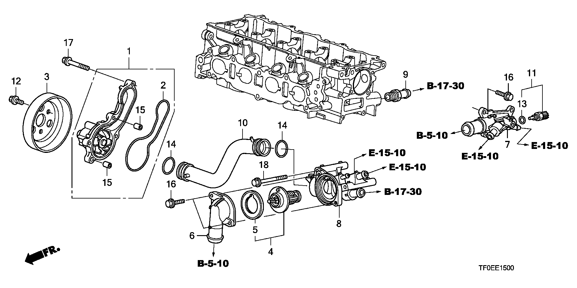 Honda 19301-PHM-305 - Termostatas, aušinimo skystis onlydrive.pro