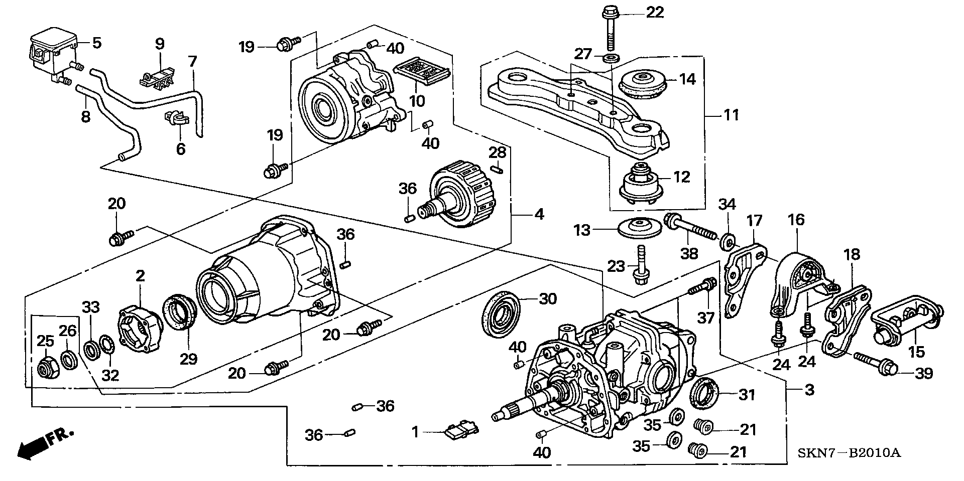 Honda 50713SJG000 - Variklio montavimas onlydrive.pro