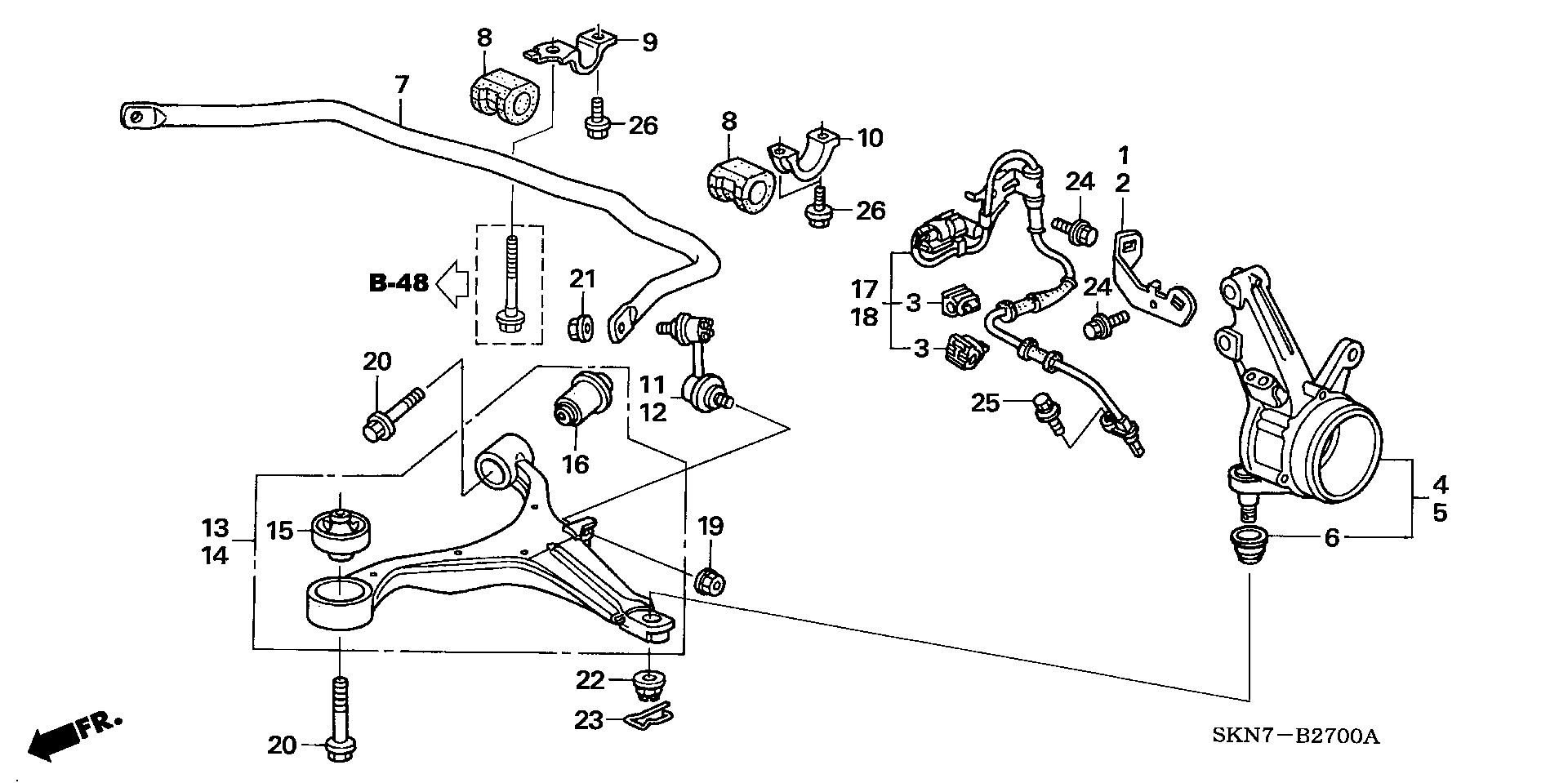 Honda 51350-SCA-S11 - Õõtshoob, käändmik onlydrive.pro