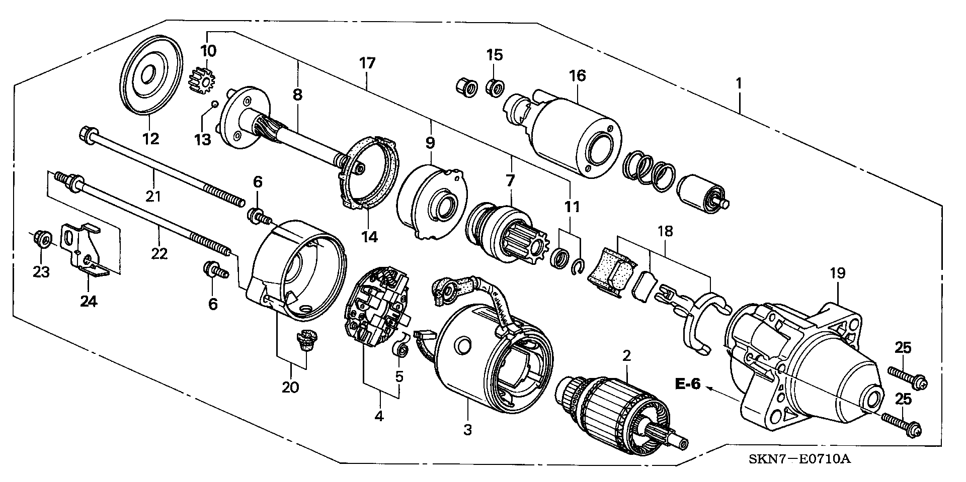 Honda 31202P5AA01 - Mähis,starter onlydrive.pro