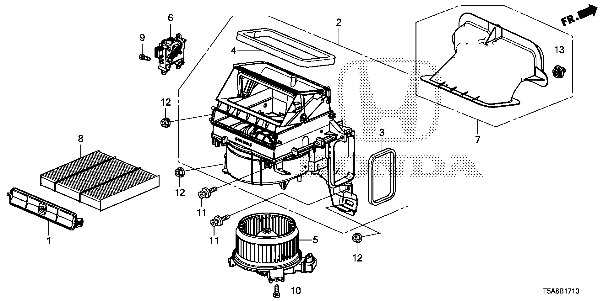 Honda 80292TG0Q01 - Filter, interior air onlydrive.pro