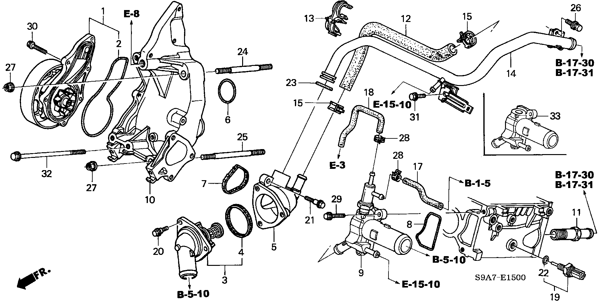 Honda 19200-PNL-E01 - Veepump onlydrive.pro