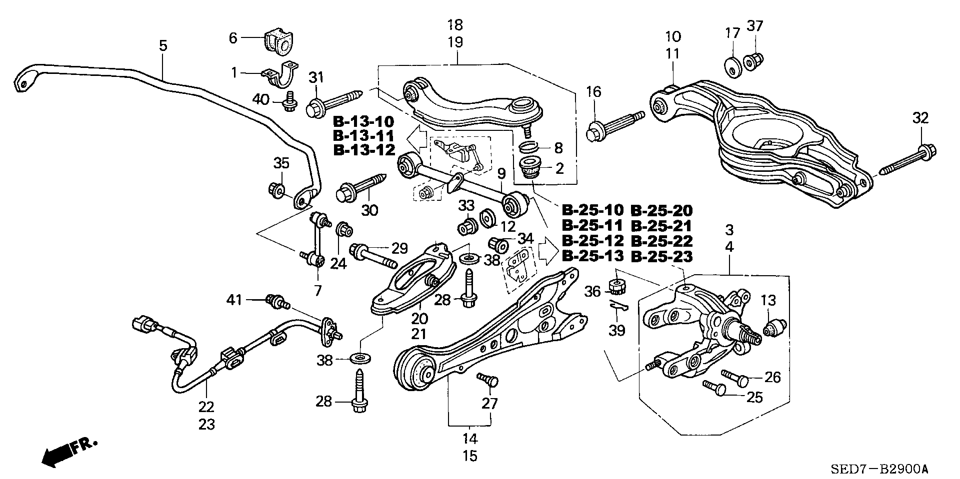 Honda 57470-SED-003 - Sensor, wheel speed onlydrive.pro