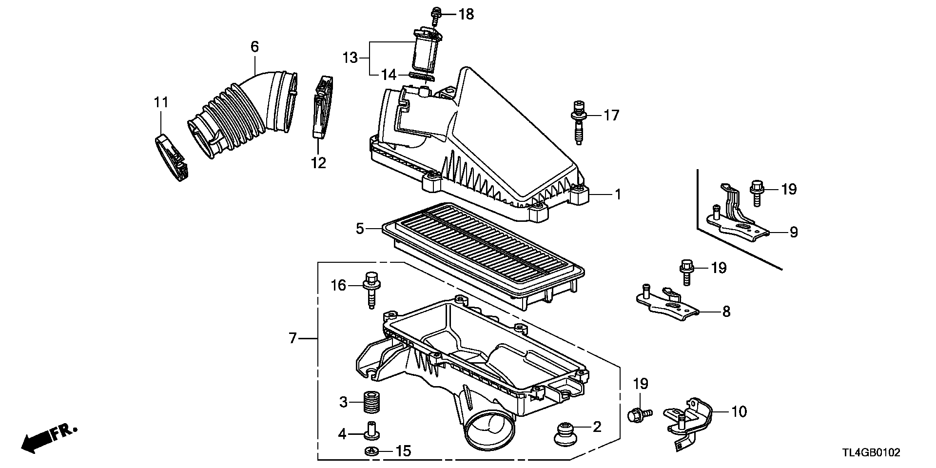 Honda 17220-RL0-G00 - Õhufilter onlydrive.pro