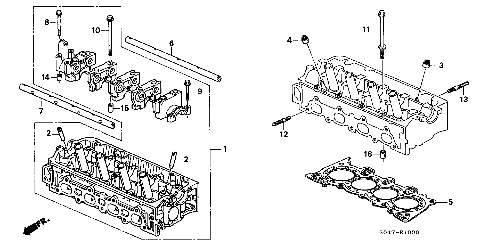 Honda 90008-PZ1-003 - Varžtų kompl., cil. galvutės varžtai onlydrive.pro