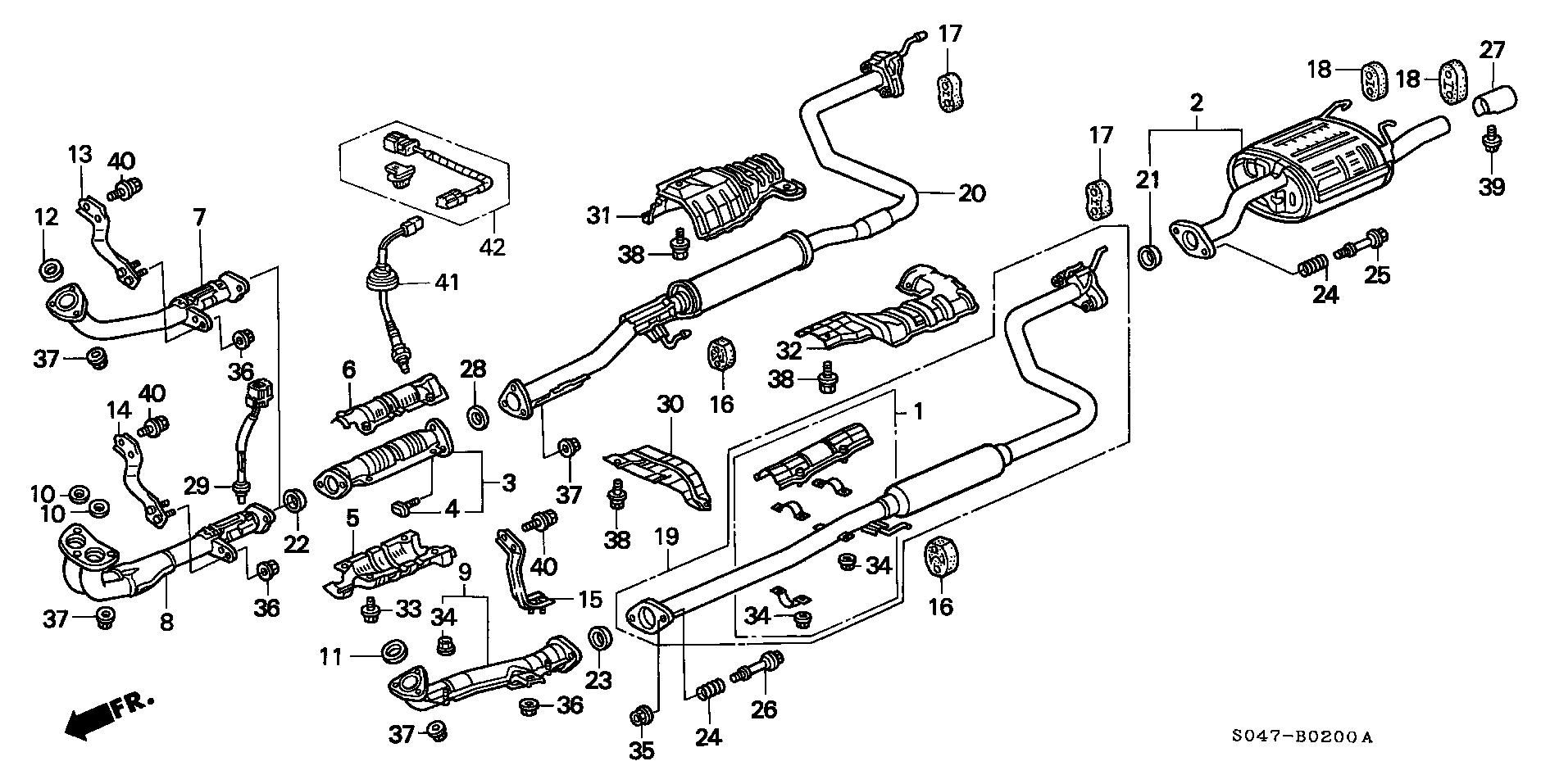 DAEWOO 18215ST7J00 - Holding Bracket, silencer onlydrive.pro