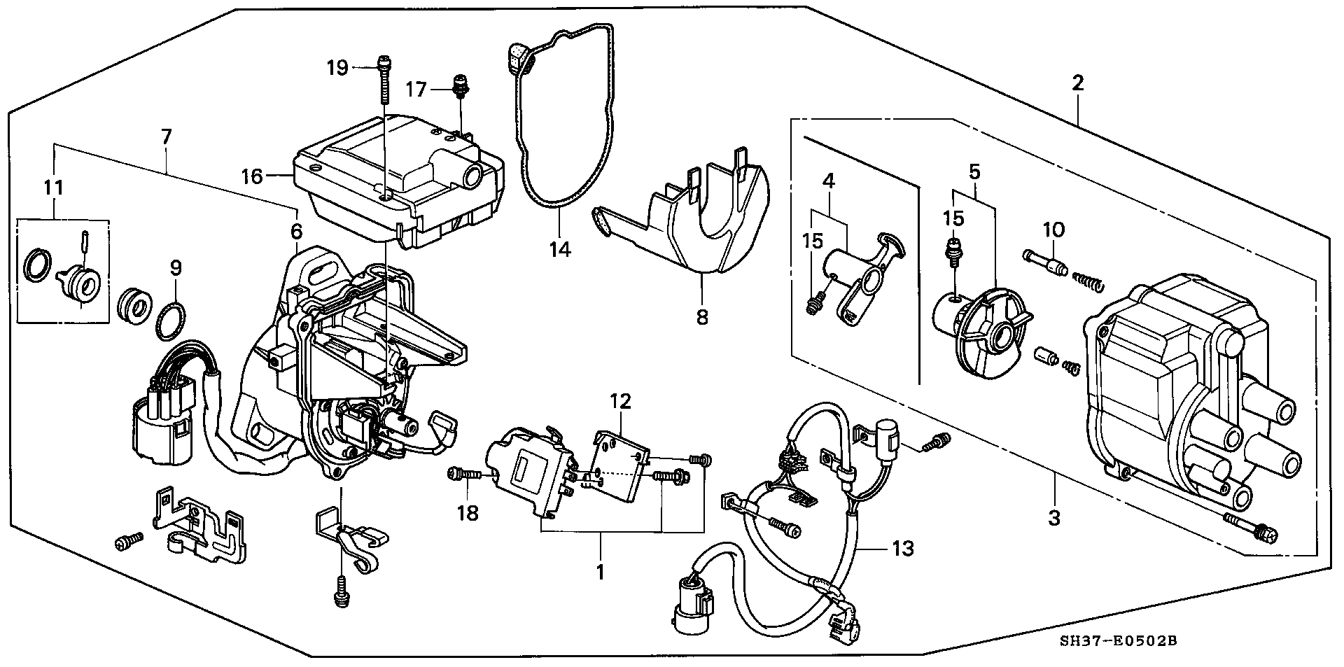 Honda 06 302 PT2 000 - Komutators, Aizdedzes sistēma onlydrive.pro