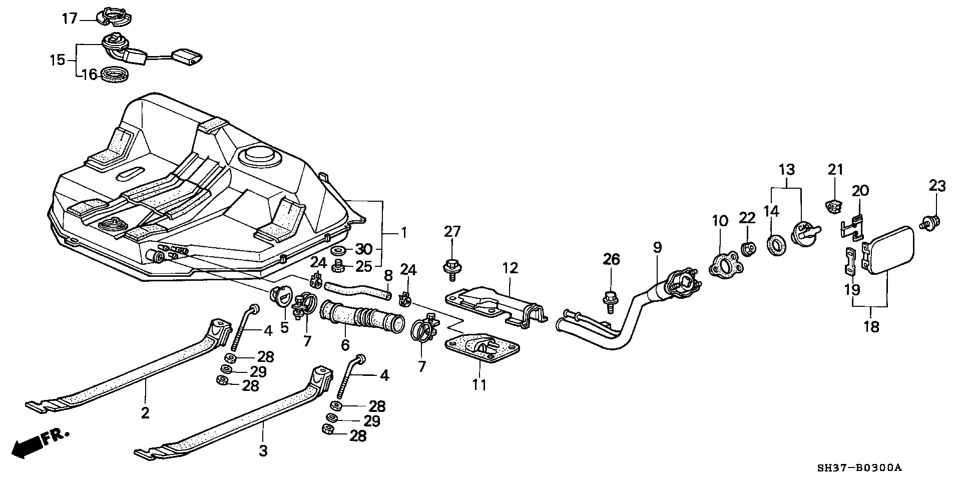 Honda 17670SA5013 - Sealing Cap, fuel tank onlydrive.pro