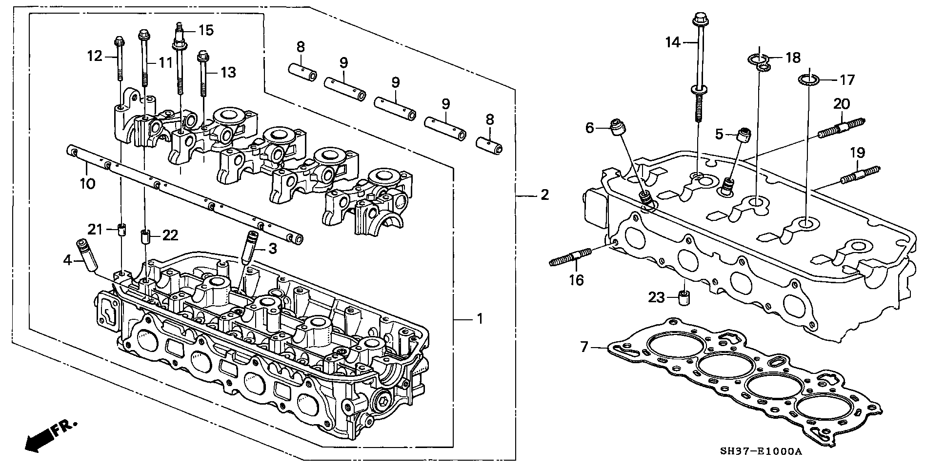 Honda 12211-PJ7-004 - Tiiviste, venttiilivarsi onlydrive.pro