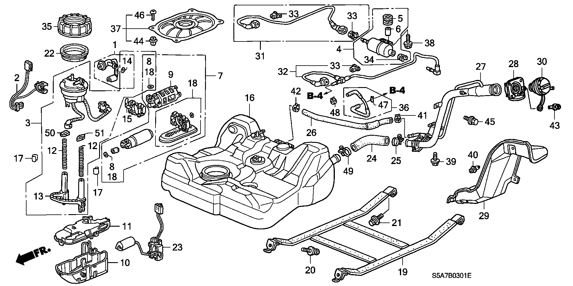 Honda 17040-S5A-930 - Fuel Pump onlydrive.pro