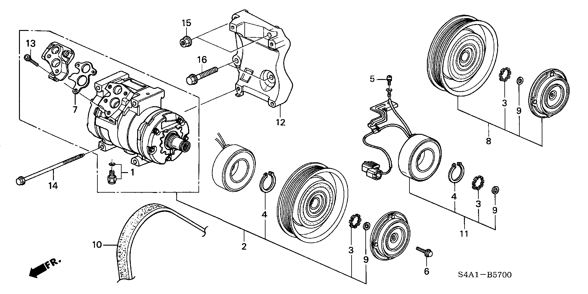 Honda 38920-PDA-E03 - V-Ribbed Belt onlydrive.pro