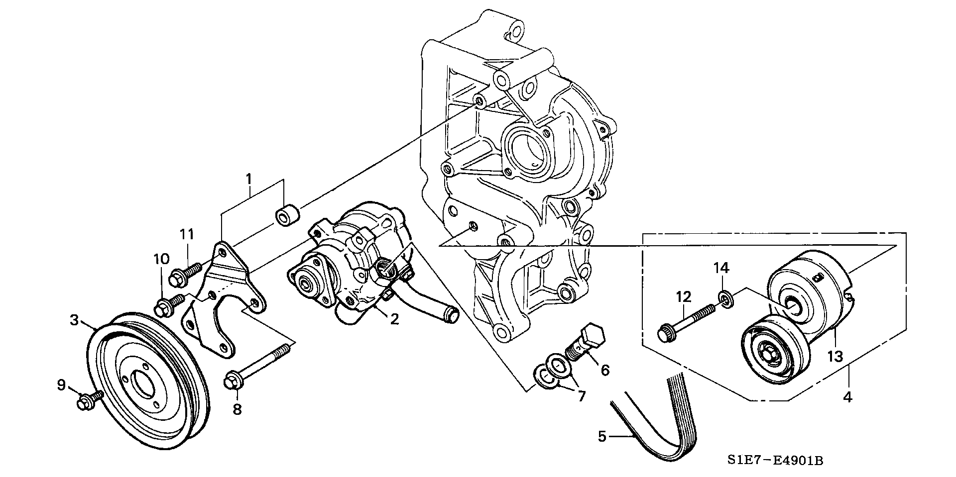 Honda 56910-P5T-G00 - Diržo įtempiklis, V formos rumbuotas diržas onlydrive.pro